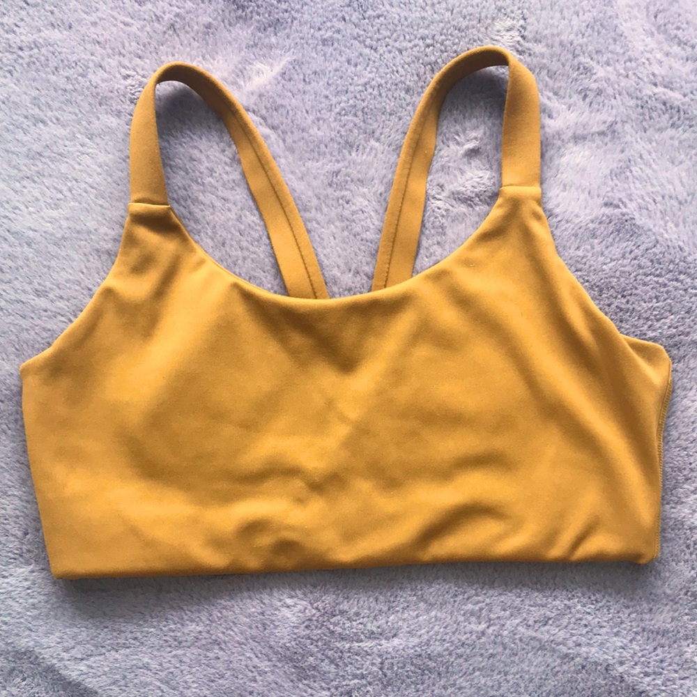 Girlfriend Collective Lou Sports Bra - Saddle